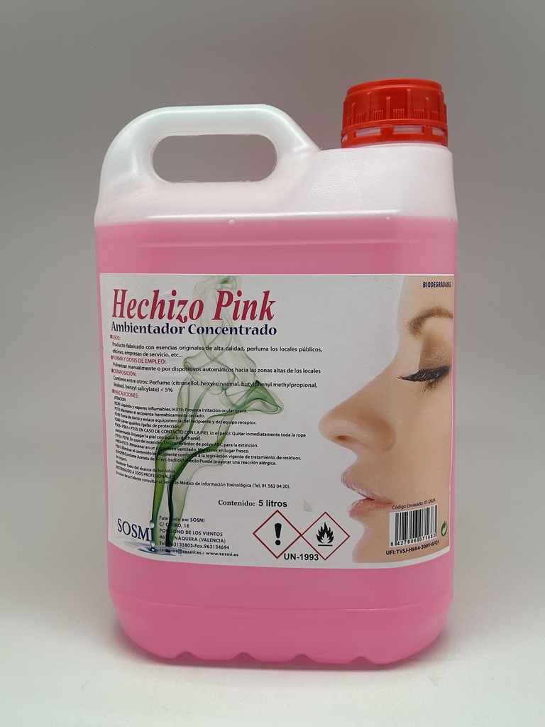 AMBIENTADOR CONCENTRADO HECHIZO PINK 5L