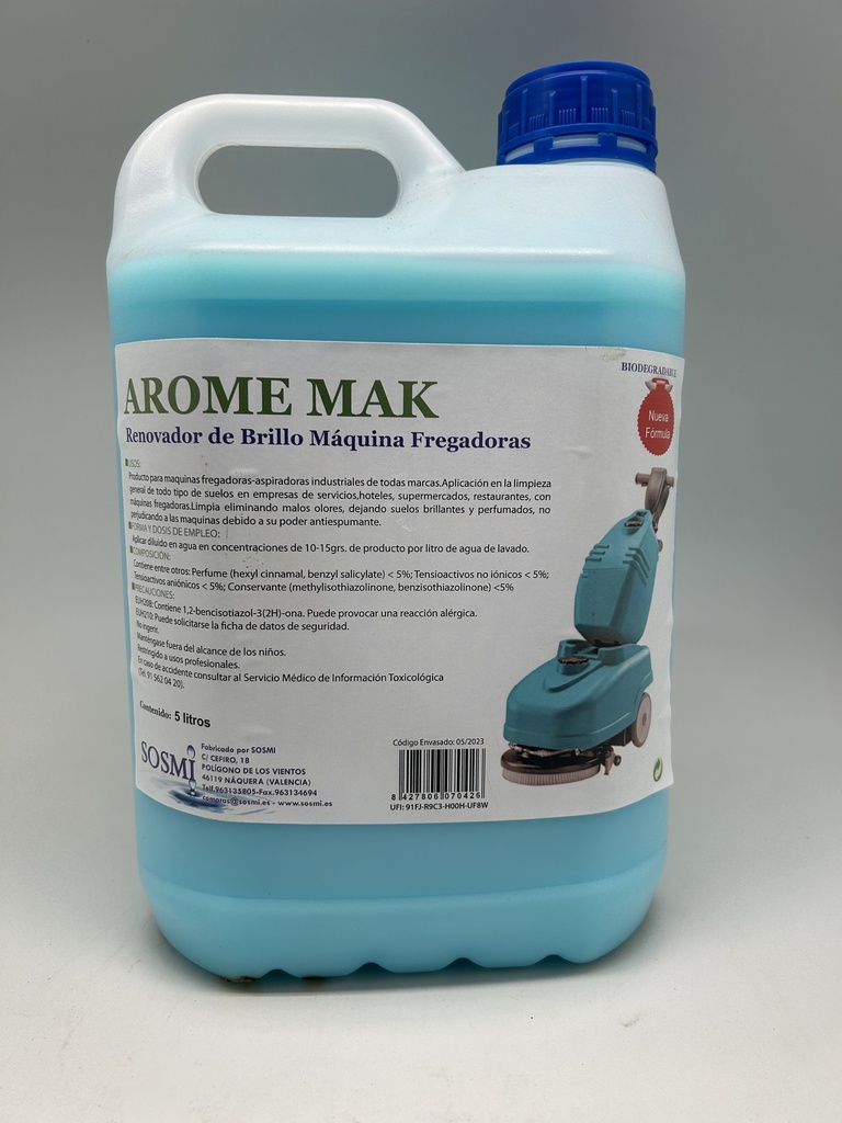 AROME MAK renovador brillo maquina fregadora 5L