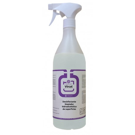 VIRCOL DESINFECTANTE VIRUCIDA HIDROALCOHOLICO 1L.