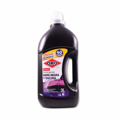 DETERGENTE ORO ROPA NEGRA 3L CAJA 4