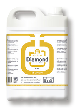 DIAMOND CERA AUTOBRILLANTE SUELOS EXTRA H-346  5L INDUQUIM