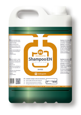 SHAMPOO EN A-413C LIMPIADOR ENERGICO VEHICULOS INDUSTRIALES 20 l.