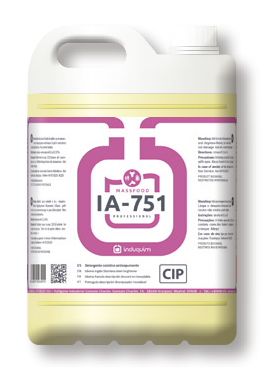 ALKACIP DESENGRASANTE ALCALINO ANTIESPUMANTE PARA SISTEMAS CIP Y MÁQUINAS LAVADORAS IA-751  20 L