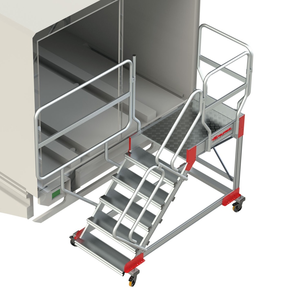 Escalera para trailer o camiones frigoríficos SY-CA