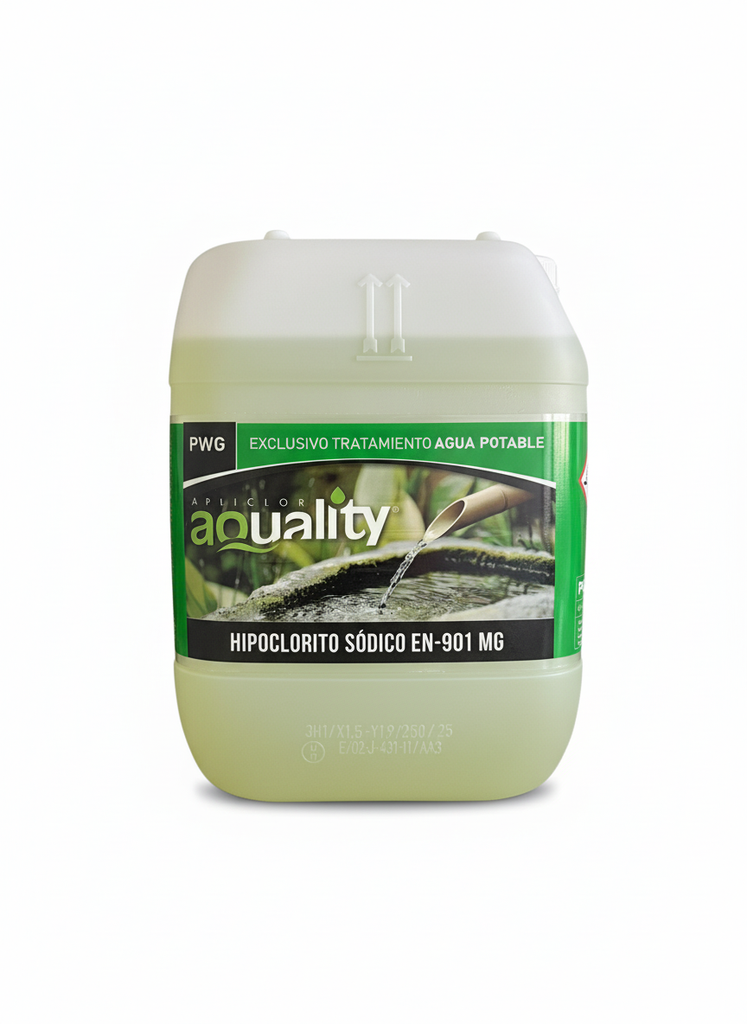 HIPOCLORITO SODICO APTO AGUA BEBIDA EN-901  20 L ENVASE INCLUIDO