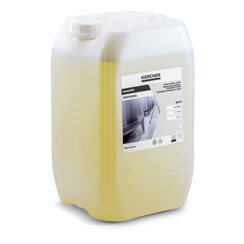 PressurePro detergente espumante ácido RM 59, 20l Ref 6.295-192.0