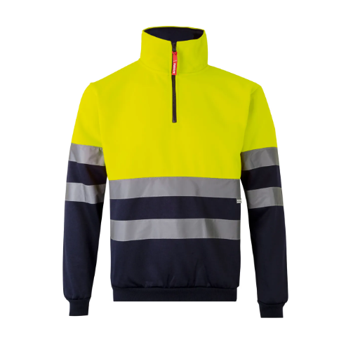 SUDADERA BICOLOR CREMALLERA AV