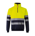 SUDADERA BICOLOR CREMALLERA AV
