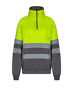 SUDADERA BICOLOR CREMALLERA AV