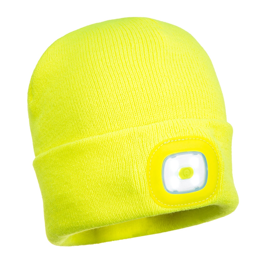 B029 - Gorro Beanie con LED recargable por USB