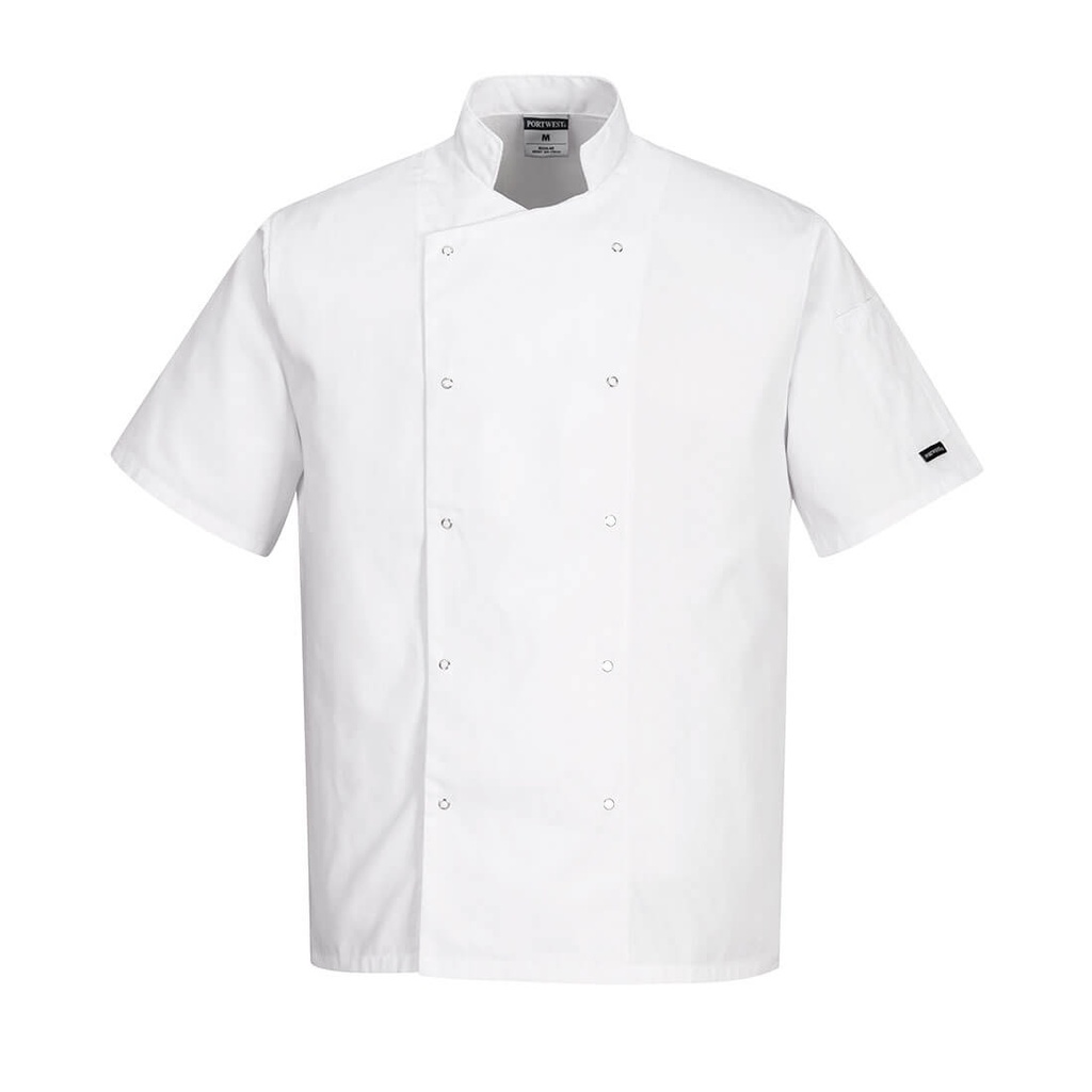 C733 - Chaqueta de cocina Cumbria de manga corta