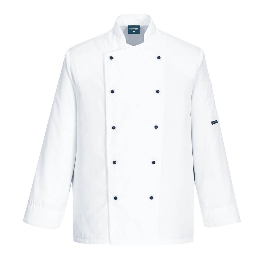 C834 - Chaqueta de cocina Somerset , con manga larga
