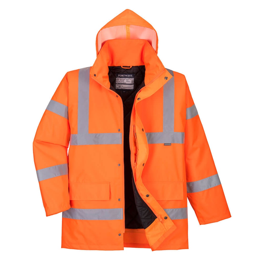 RT30 - Chaqueta de alta visibilidad Winter Traffic Naranja