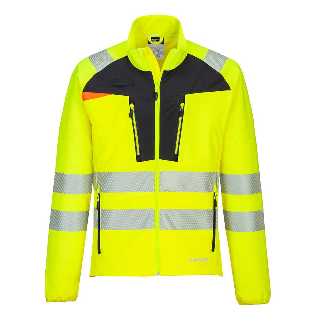 DX481 - Camiseta de alta visibilidad Base Layer DX4 con cremallera