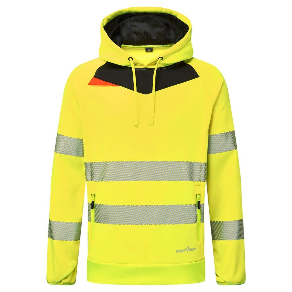 DX483 - Sudadera DX4 de alta visibilidad con capucha Overhead