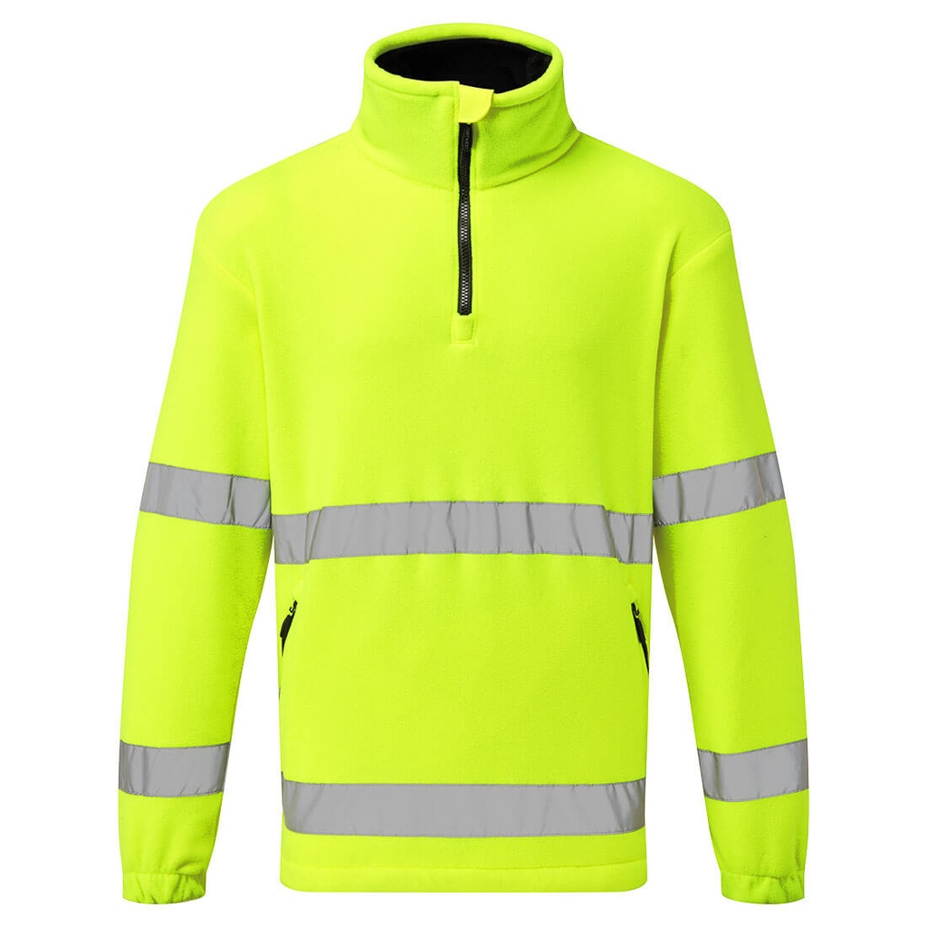 F302 - Forro polar Hi-Vis 1/2 Zip