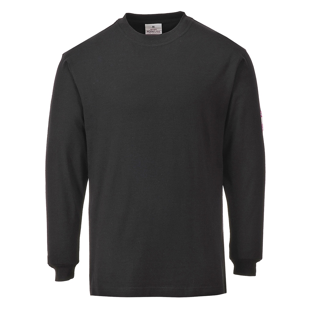 FR11 - Camiseta Modaflame de manga larga, resistente a la llama y antiestática