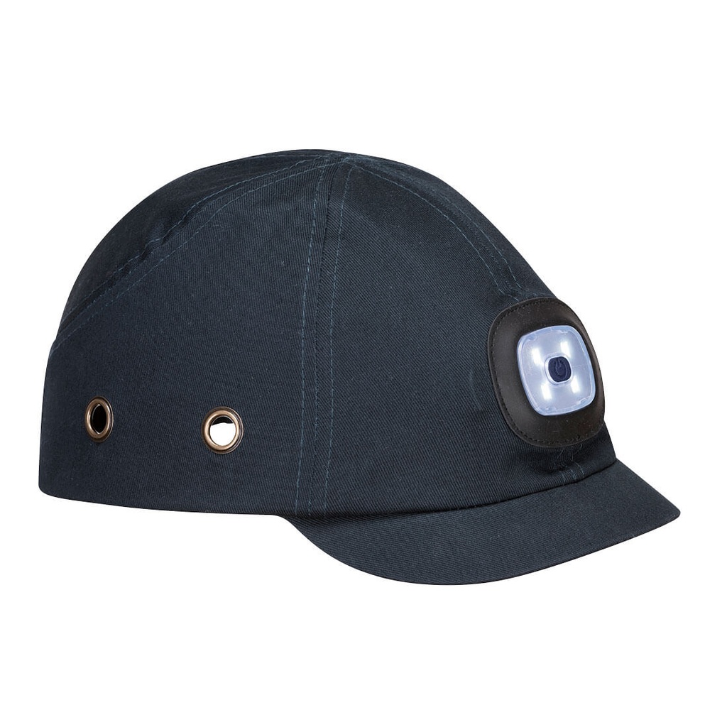 PW29 - Gorra anti-golpes con LED recargable por USB