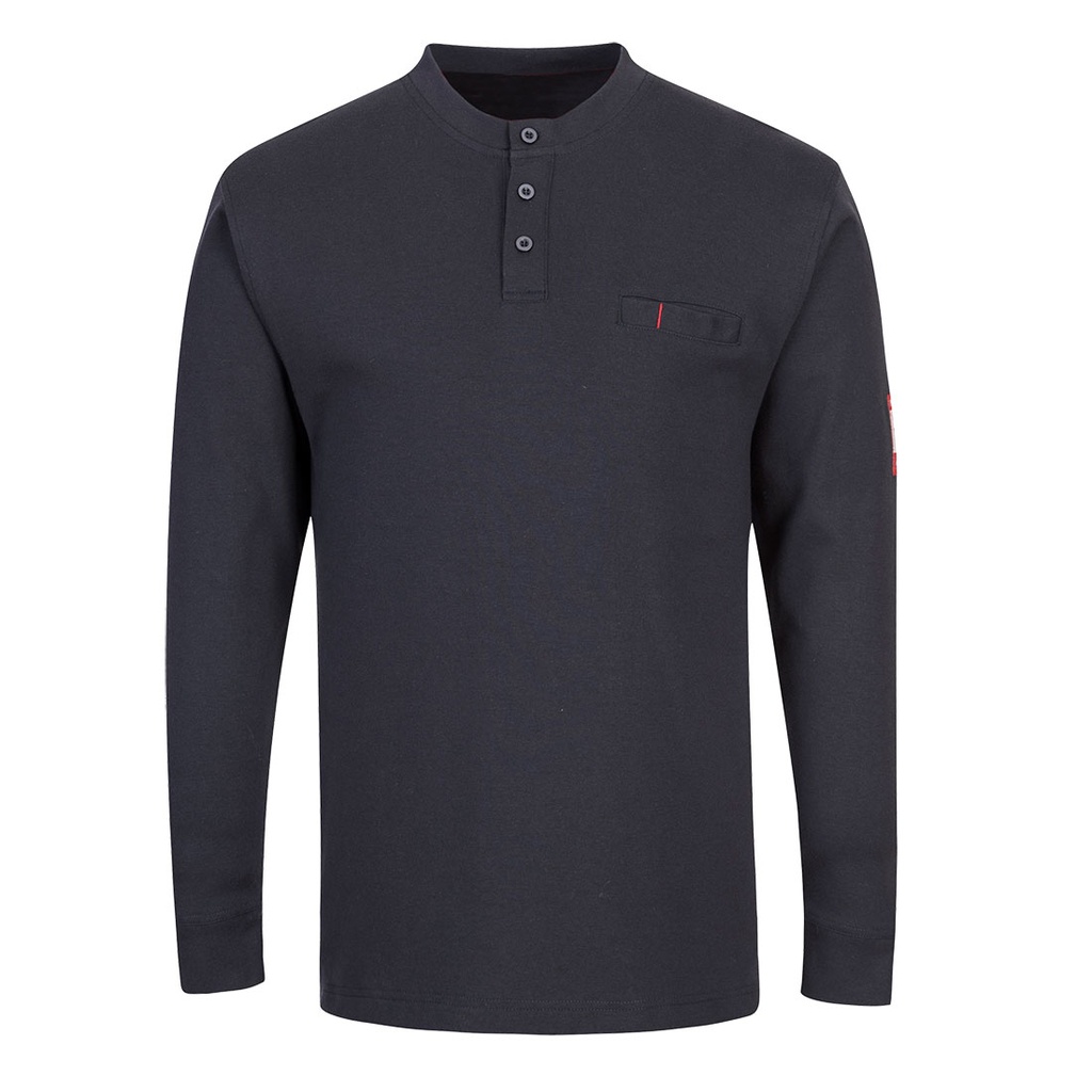 FR32 - Henley antiestática y resistente a la llama