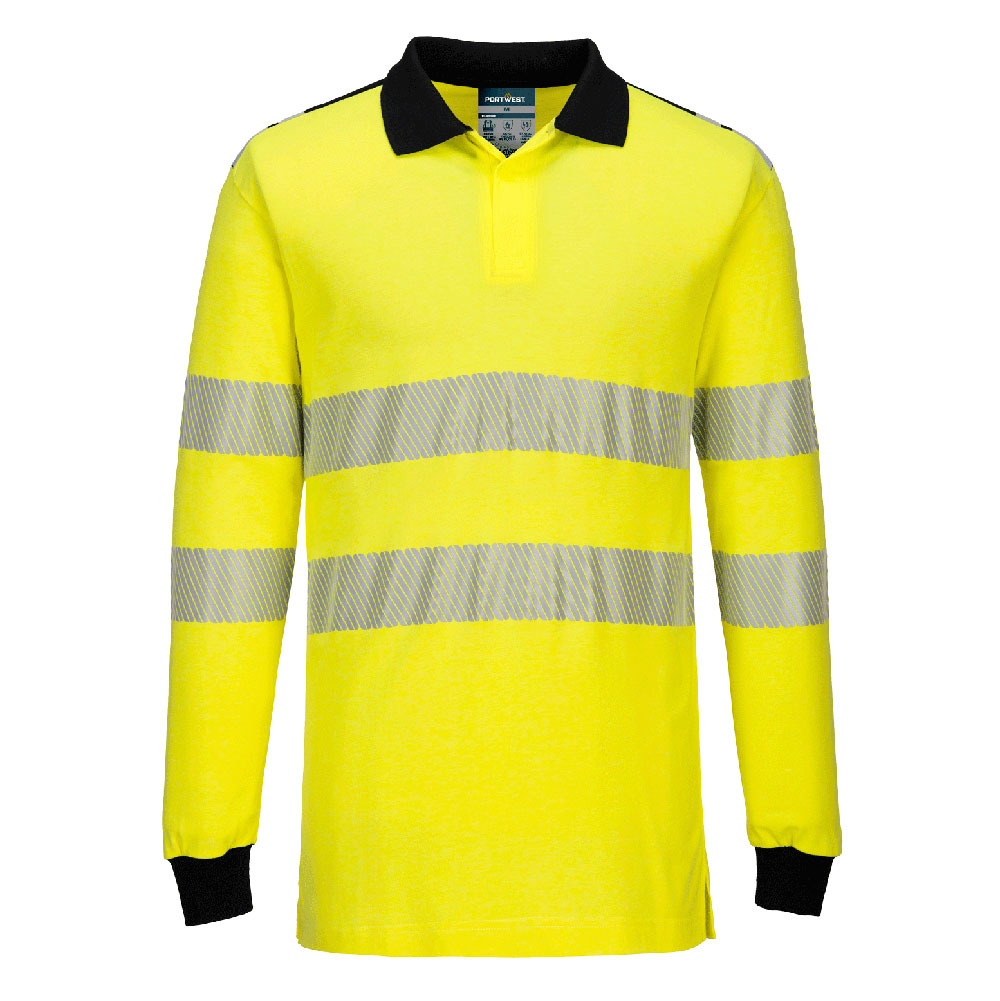 FR702 - Polo de alta visibilidad resistente a la llama PW3 FR Modaflame Hi-Vis