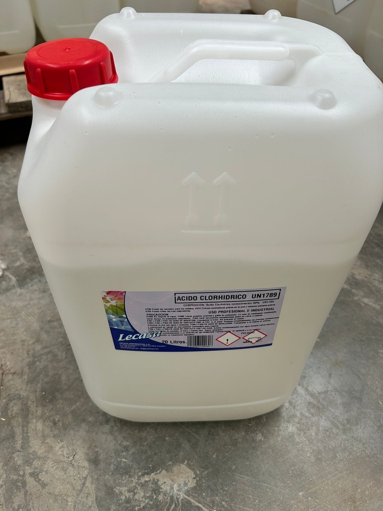 SALFUMANT, ACIDO CLORHIDRICO AL 30% GARRAFA 20 LITROS ENVASE INCLUIDO