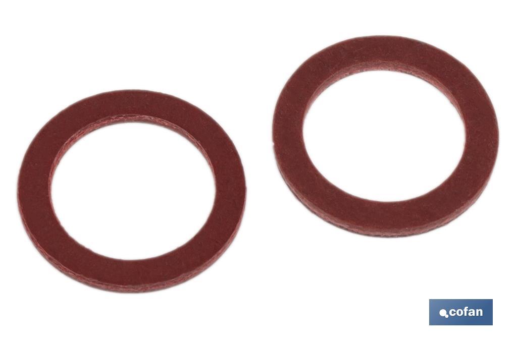 Arandela de Fibra Roja