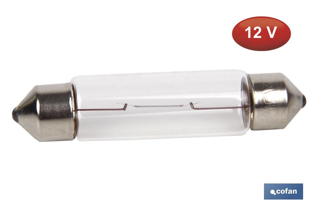 Lámpara plafonierC5W (11 x 44 mm) 12 V