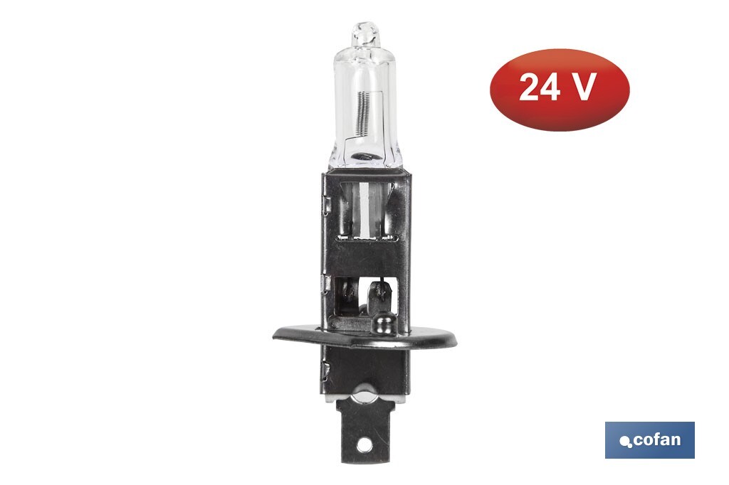 Lámpara halógena H1 (P14,5S) 24 V 70 W