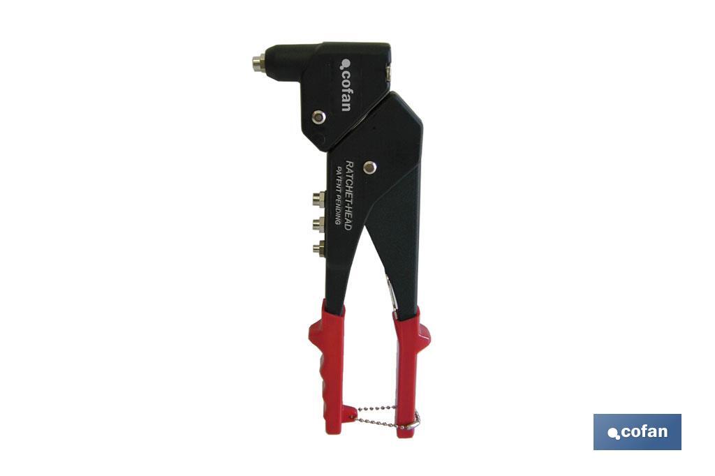 Remachadora profesional con giro 360°