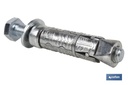 Anclaje de zamak HPM con tornillo de acero en calidad 8,8