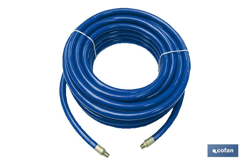 Manguera de compresor Ø8 x 12mm (Rosca macho BSP 1/4) longitud 15 Metros