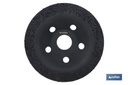 Plato Rectificador para Amoladora con Placas de Carburo de Tungsteno