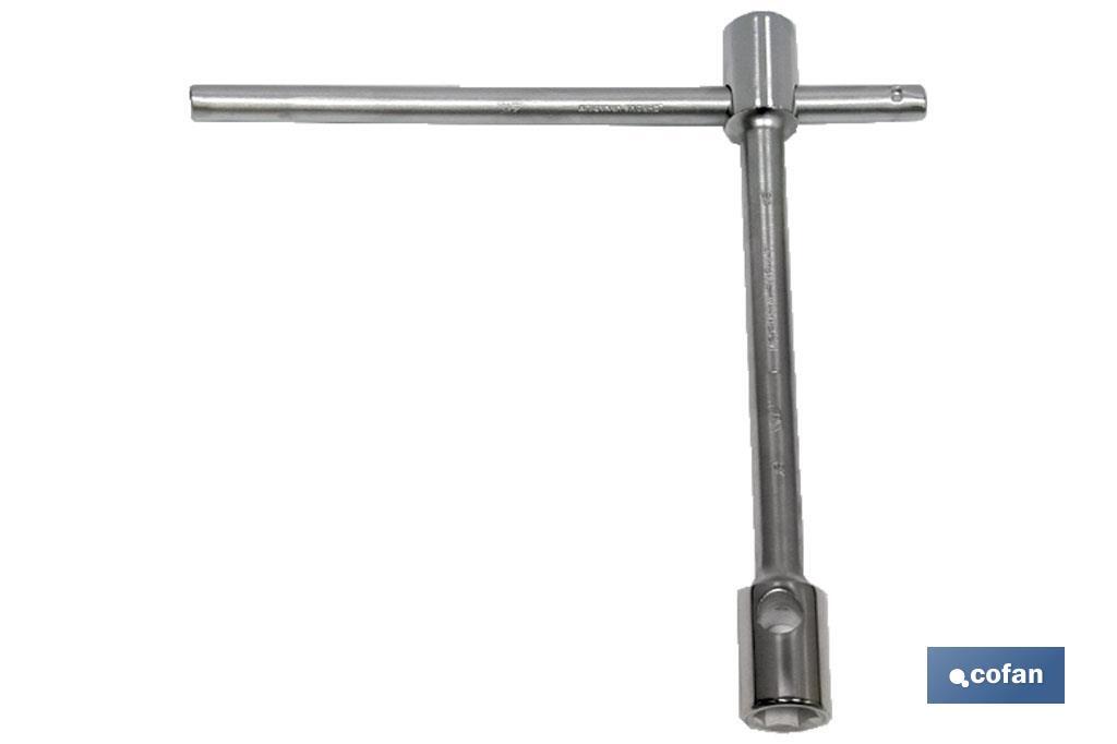 Llave doble de ruedas con maneral