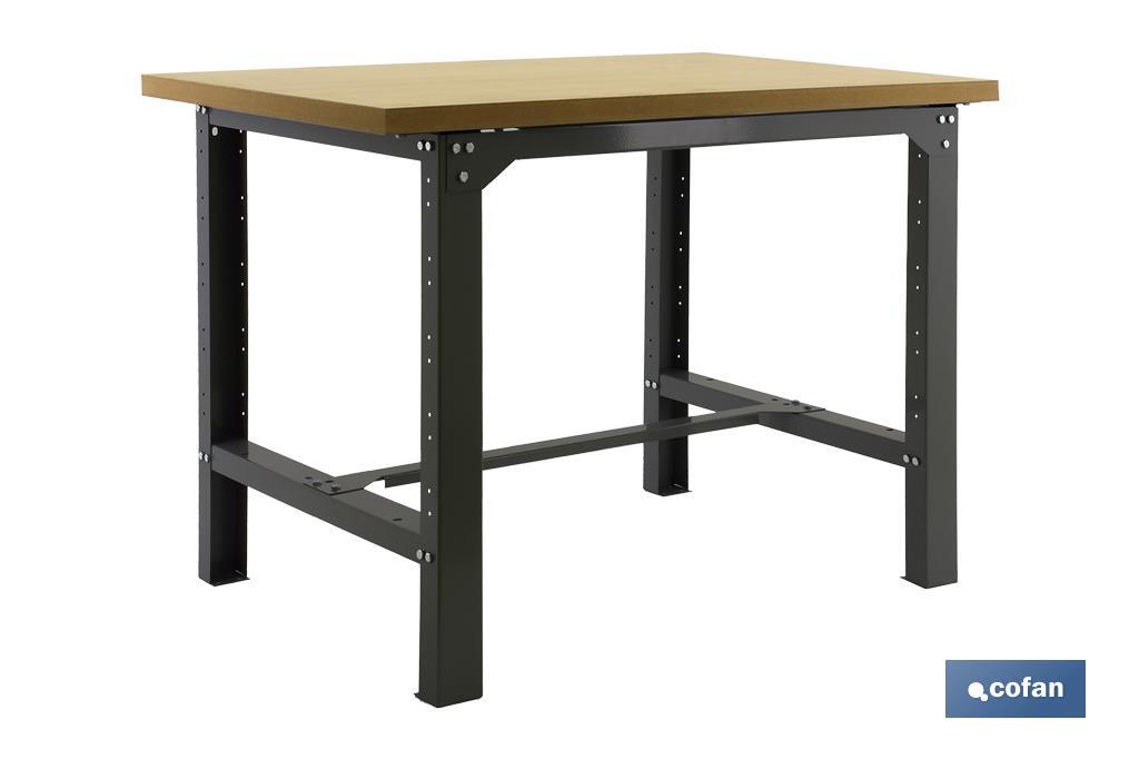 Mesa de trabajo de acero