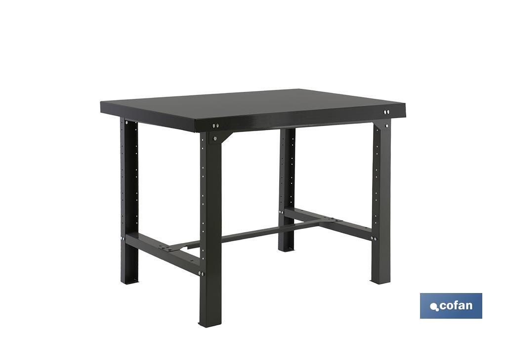 Mesa de trabajo de acero