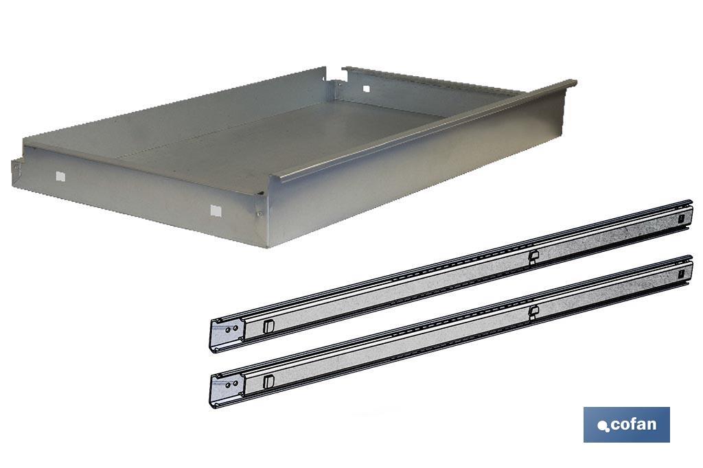 Cajón de acero galvanizado