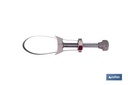 Llave de filtro de aceite con fleje de acero