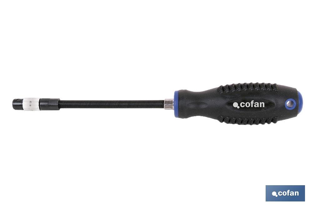 Destornillador flexible para puntas de 1/4