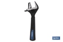 Llave ajustable reversible de gran apertura