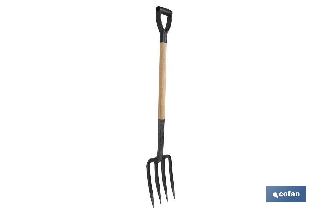 Horca para cavar de acero endurecido