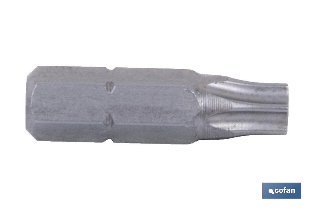 Destornillador Torx con punta inviolable