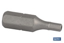 Punta Hexagonal inviolable para atornillador de Acero