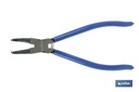 Alicates para arandelas con circlip interior curvo