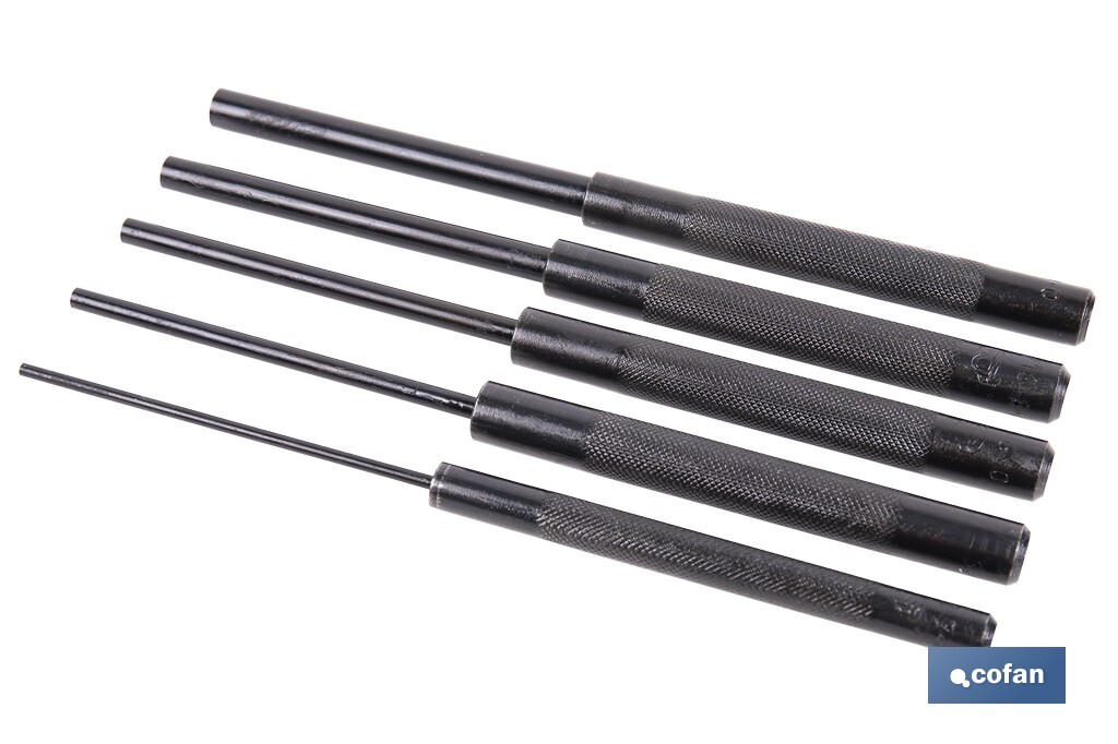 Set de 5 botadores cilíndricos