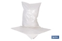Saco de polietileno blanco impermeable