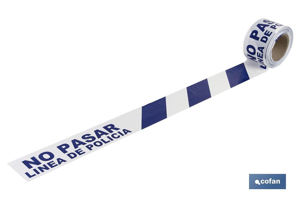 Cinta de balizamiento no adhesiva