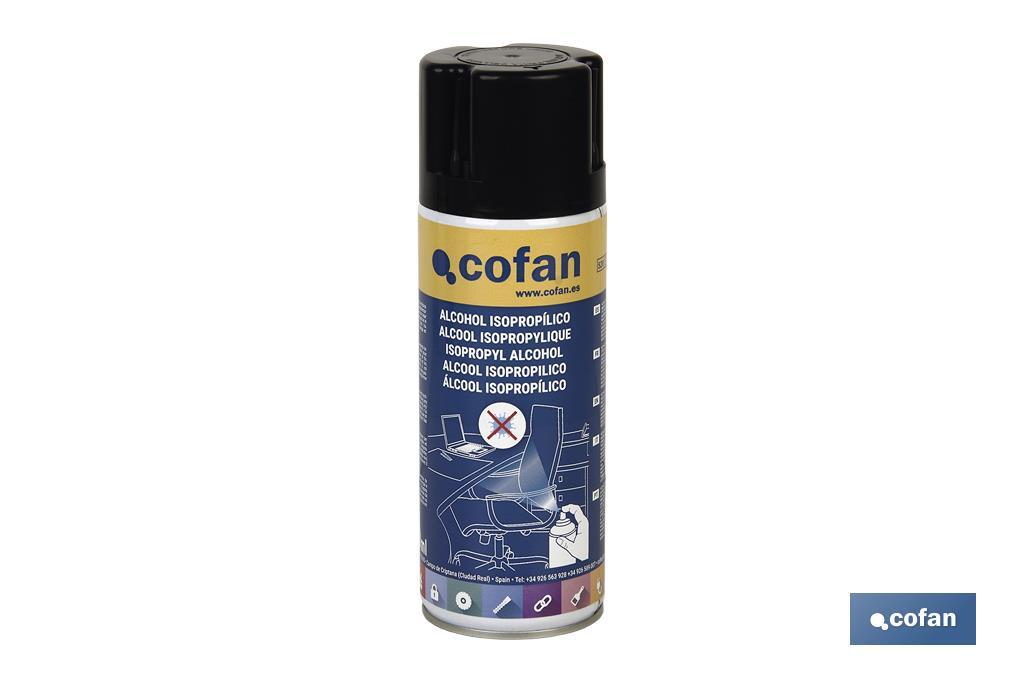 Spray de alcohol isopropílico