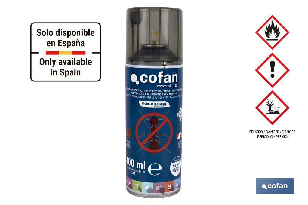 Insecticida para Hormigas Triple Acción