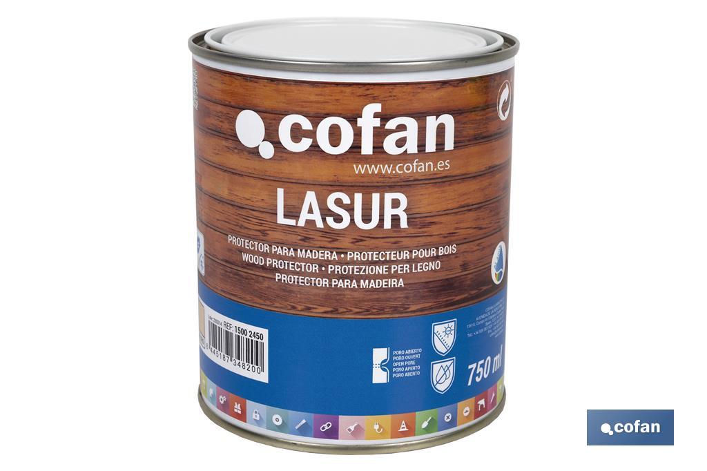 Lasur Protector al Agua para Madera