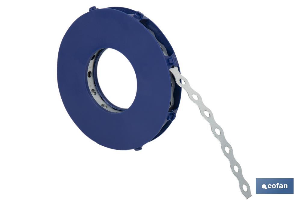Rollo de Cinta Perforada de Acero Galvanizado
